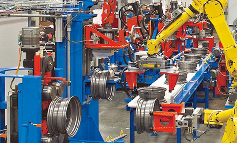 Automotive Wheel and Tire Complete Factory Conveyor System